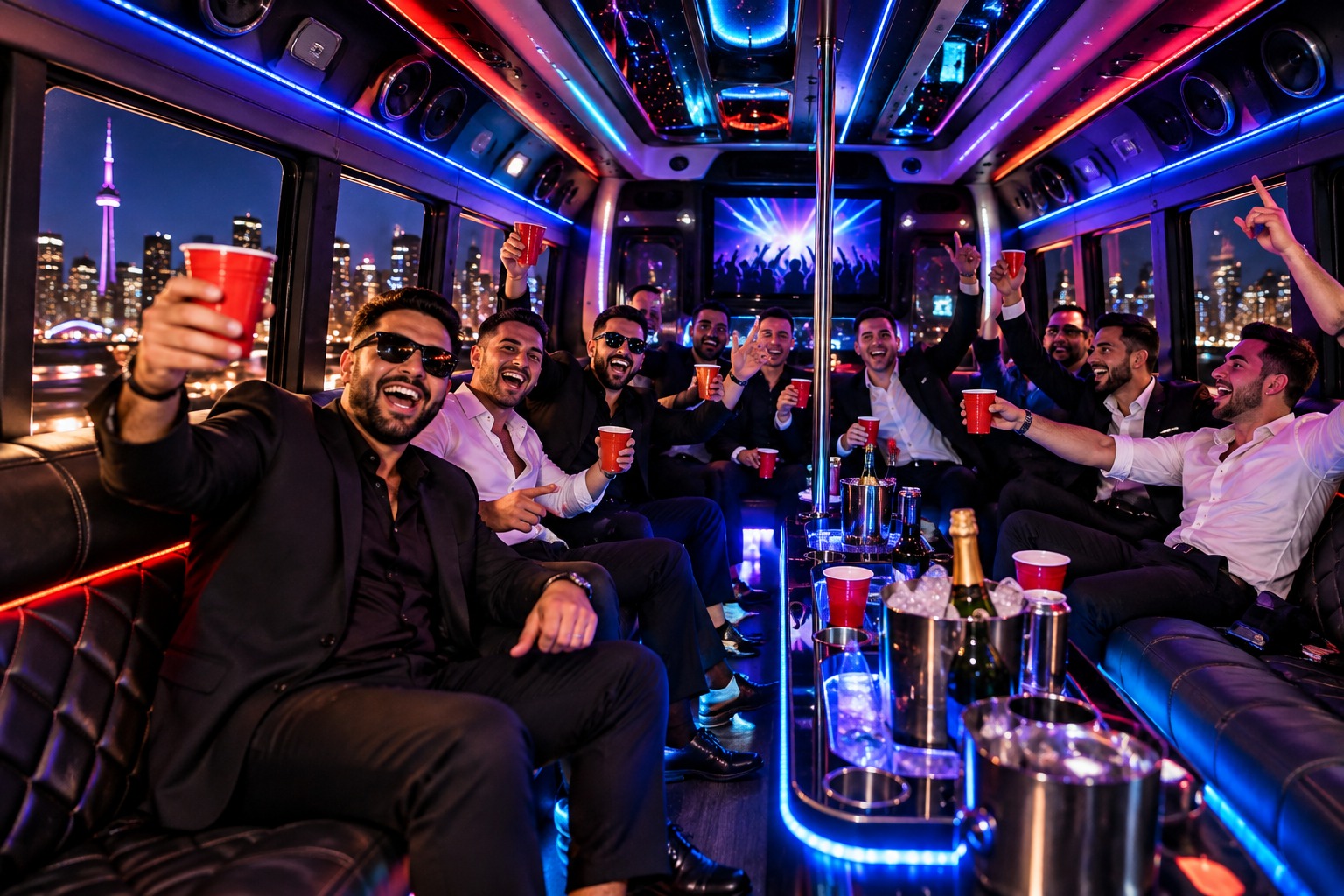 toronto bacholer party bus service